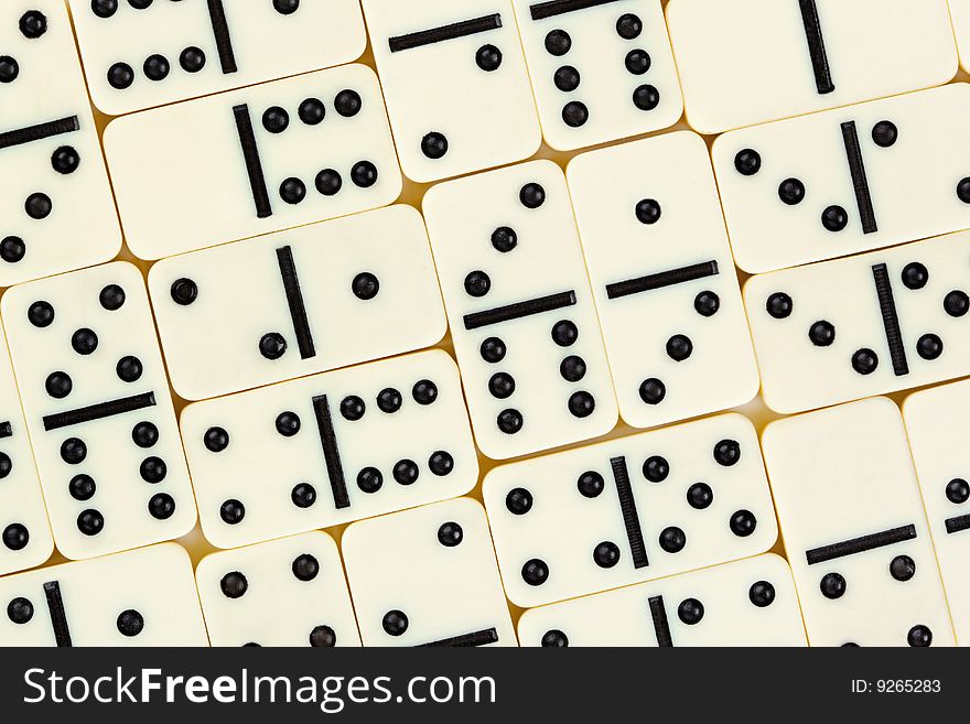 Domino background, abstract games texture