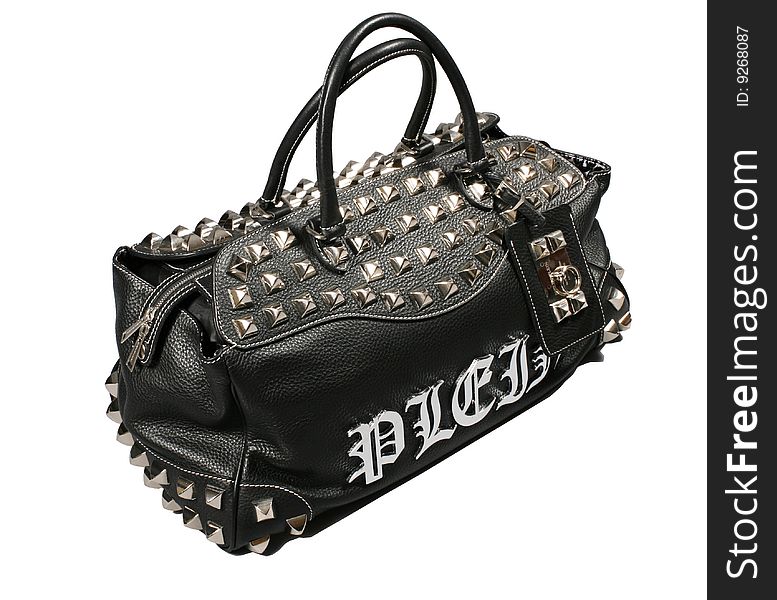 Black leathe bag