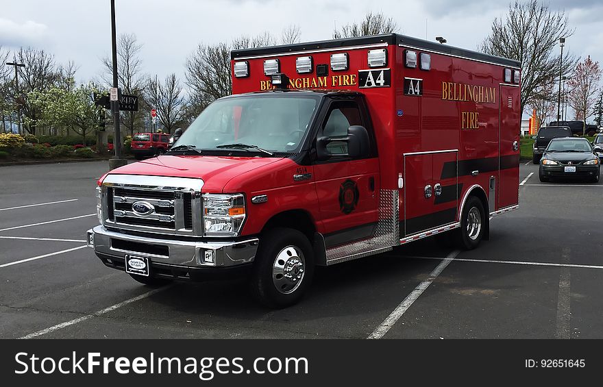 NEW 2015 Ford E350 Ambulance: Bellingham Fire EMS A4