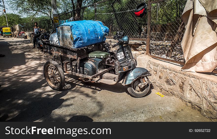 Motorbike In Delhi, India