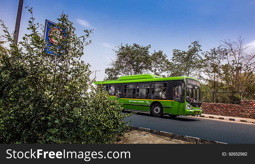 Delhi Transport Corporation Bus, India