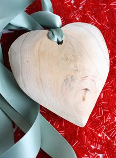 Wooden Heart Royalty Free Stock Images