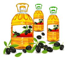 Bottle And Olive Royalty Free Stock Photos Bottle And Olive Royalty Free Stock Photos