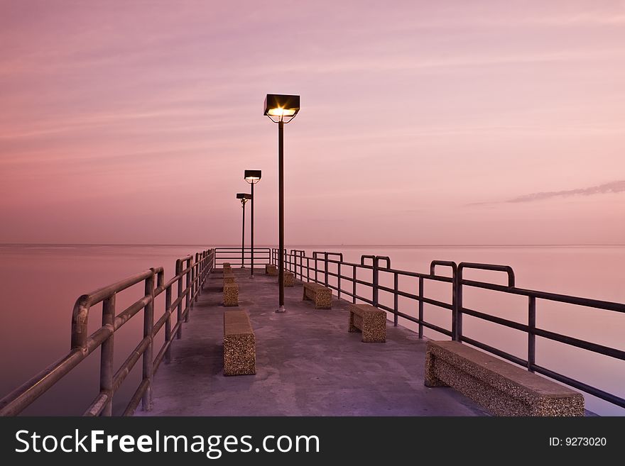 Pier In Edgewood Park