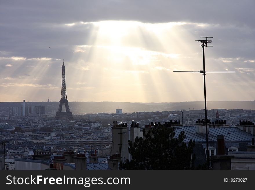 Eiffel Tower & Aerial