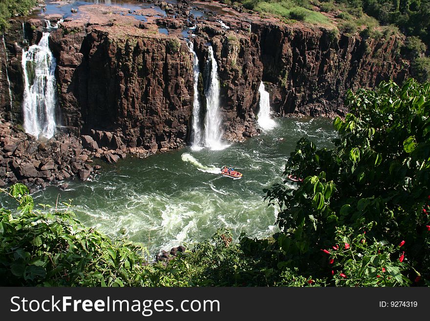 Iguazu Falls Adventure boat trip. Iguazu Falls Adventure boat trip