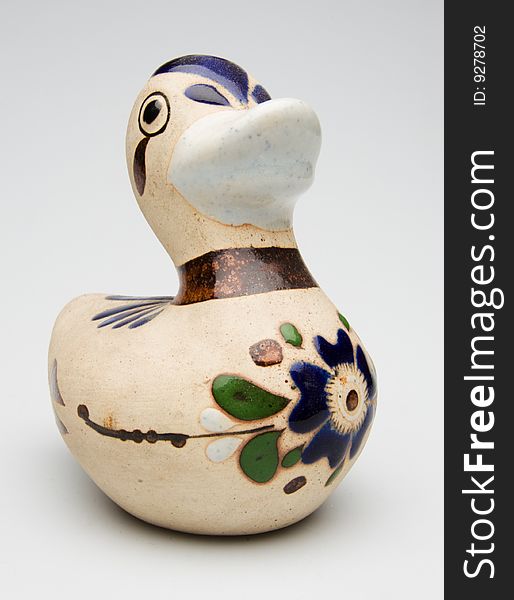 A ceramic duck figurine from Mexico