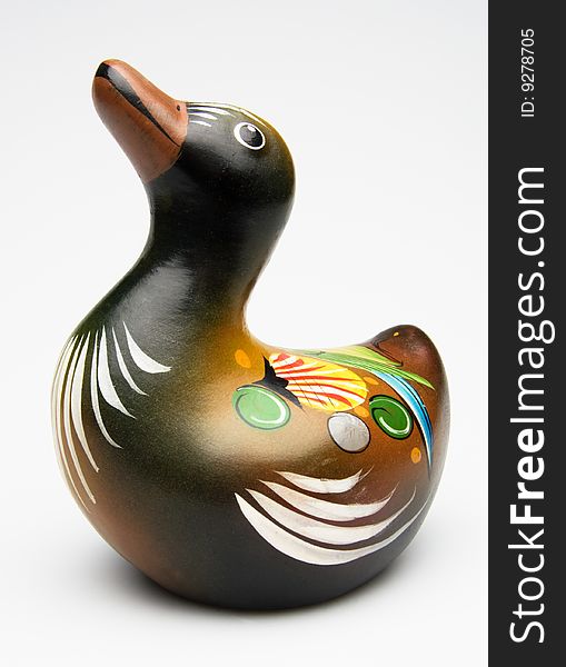 A ceramic duck figurine from Mexico