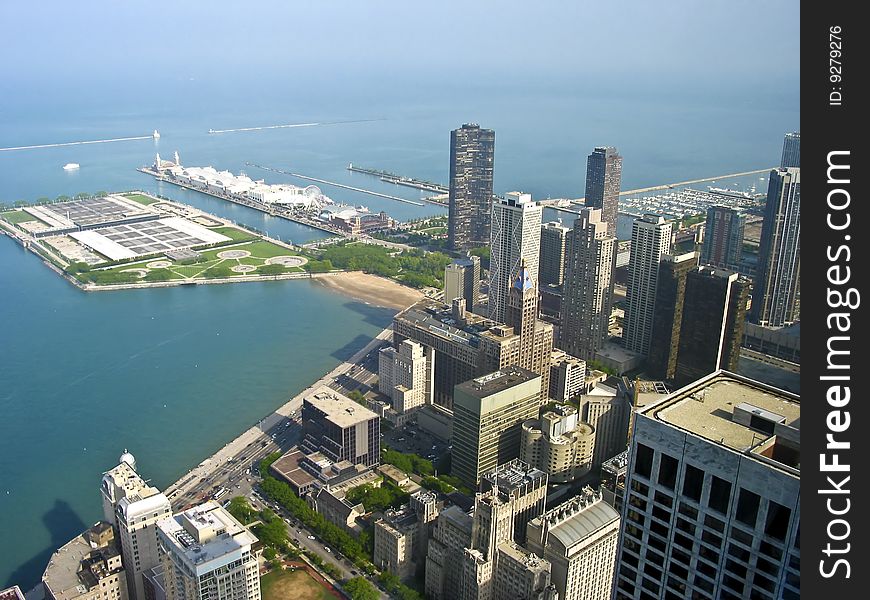 Chicago Seen From The Sky