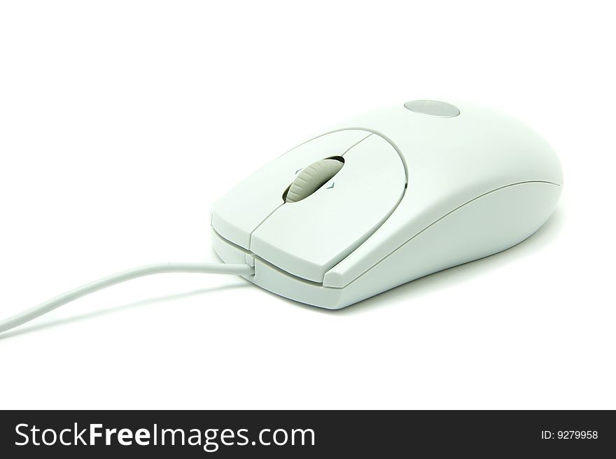 Computer mouse isolated on white background