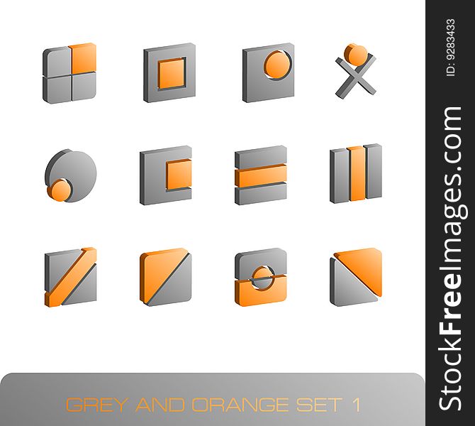 Set of icons that could be used for business. Set of icons that could be used for business
