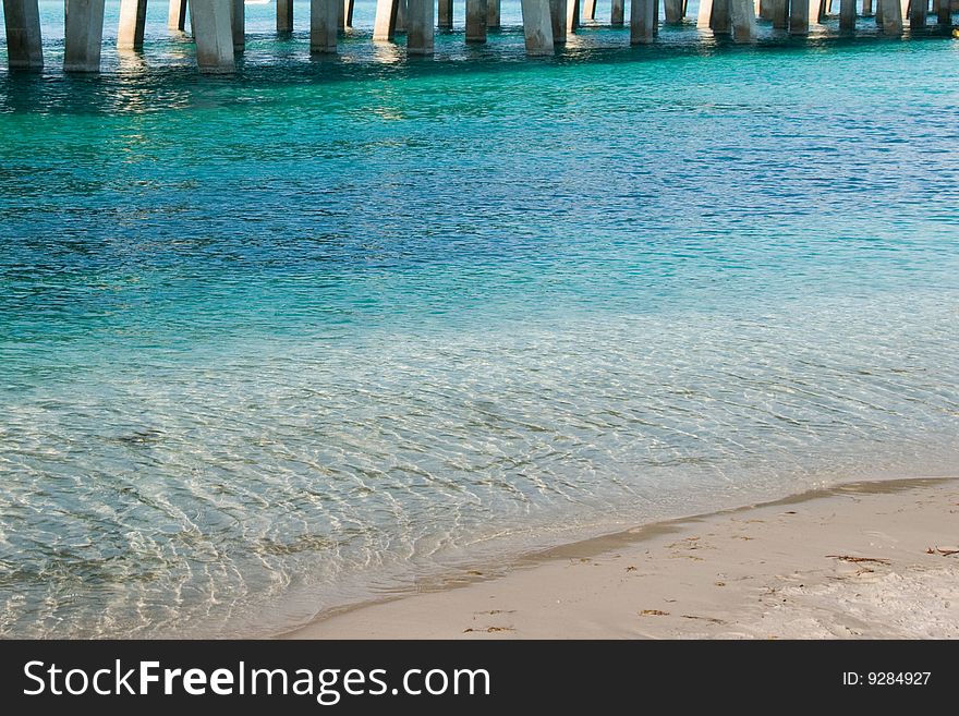 This photo shows the clear blue and green waters at Destin Florida. This photo shows the clear blue and green waters at Destin Florida