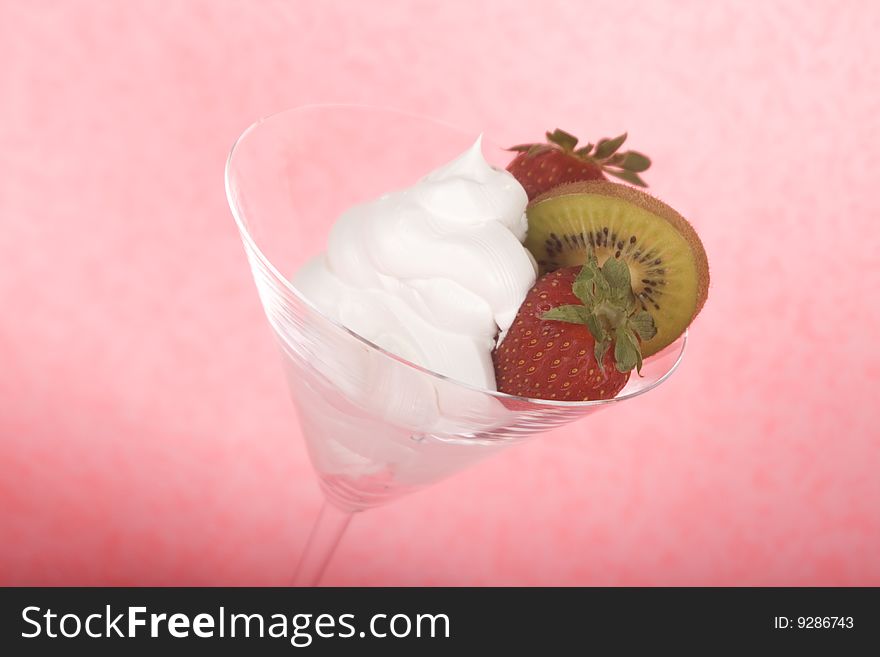 Ice Cream With Fruits