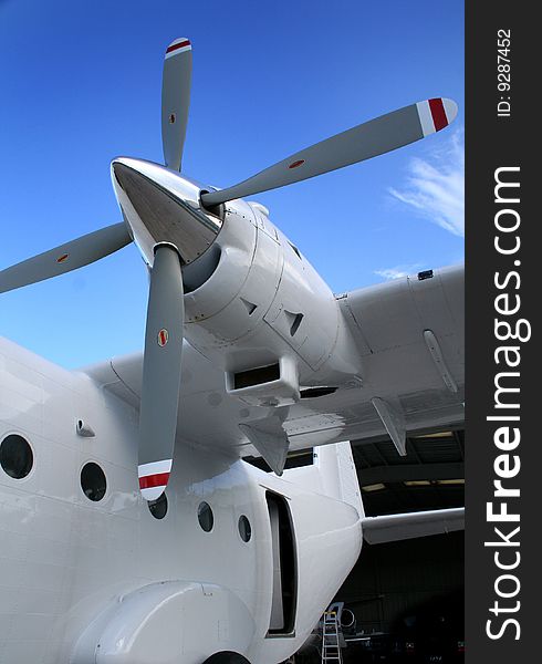 Turbo Prop Twin Cargo Aircraft