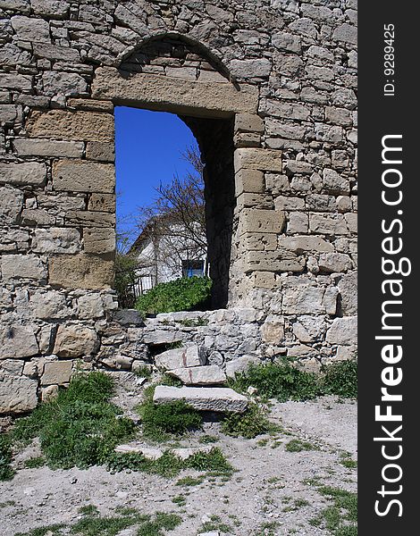 Old fortress. Fourteenth century. Feodosiya. Old fortress. Fourteenth century. Feodosiya