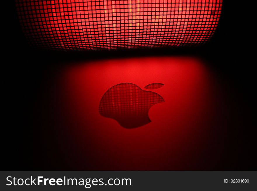 A close up of a red apple background.