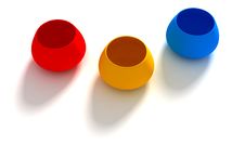 RGB Cups. Stock Images RGB Cups. Stock Images
