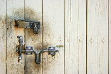 Old Dirty Door With Lock And Hasp Royalty Free Stock Photo Old Dirty Door With Lock And Hasp Royalty Free Stock Photo