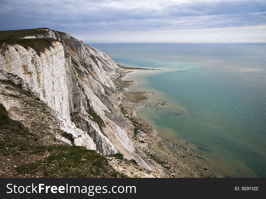 Beachy Head cliffs in south England