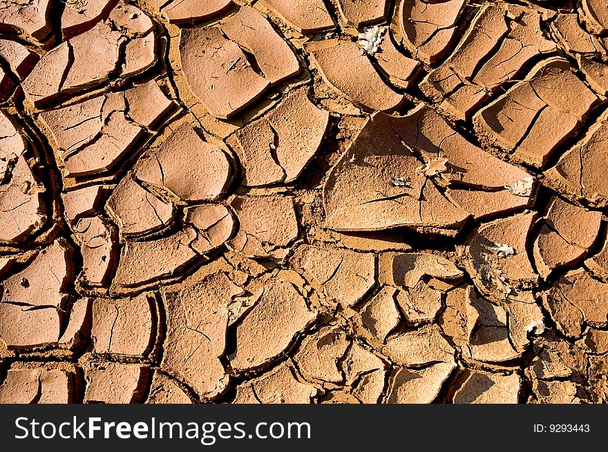 Whimsical drawing on place of the dry puddle. Whimsical drawing on place of the dry puddle