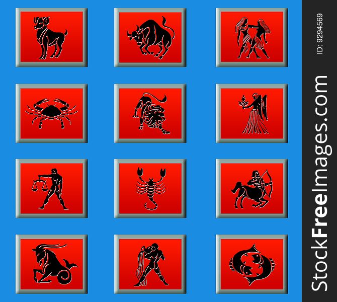 ZodiacÂ´s sign of the horoscope. ZodiacÂ´s sign of the horoscope