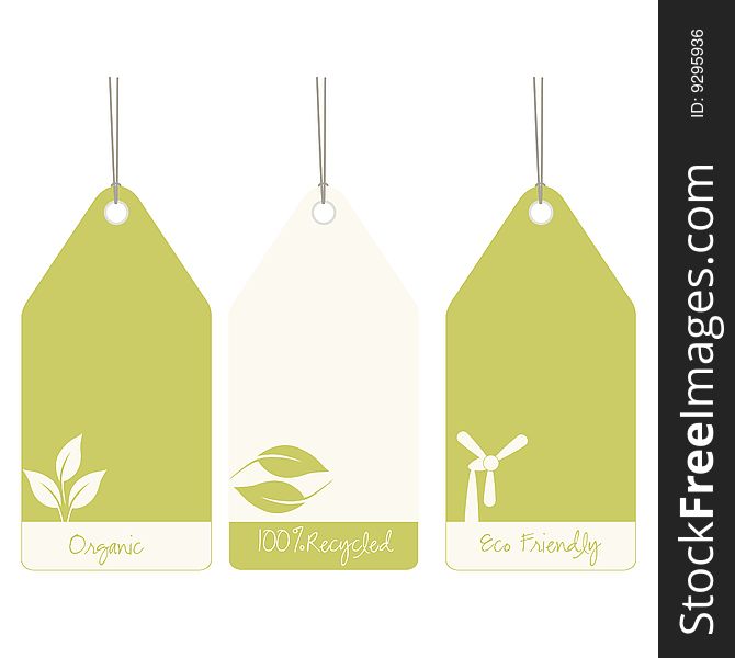 Set of Three (3) Eco  Sale Tags. Set of Three (3) Eco  Sale Tags