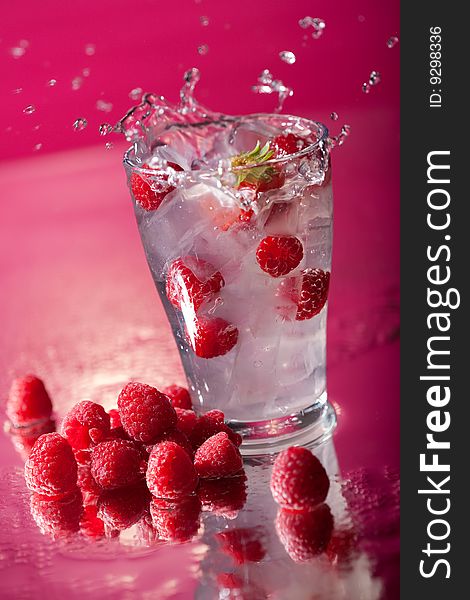 Raspberry In A Glass