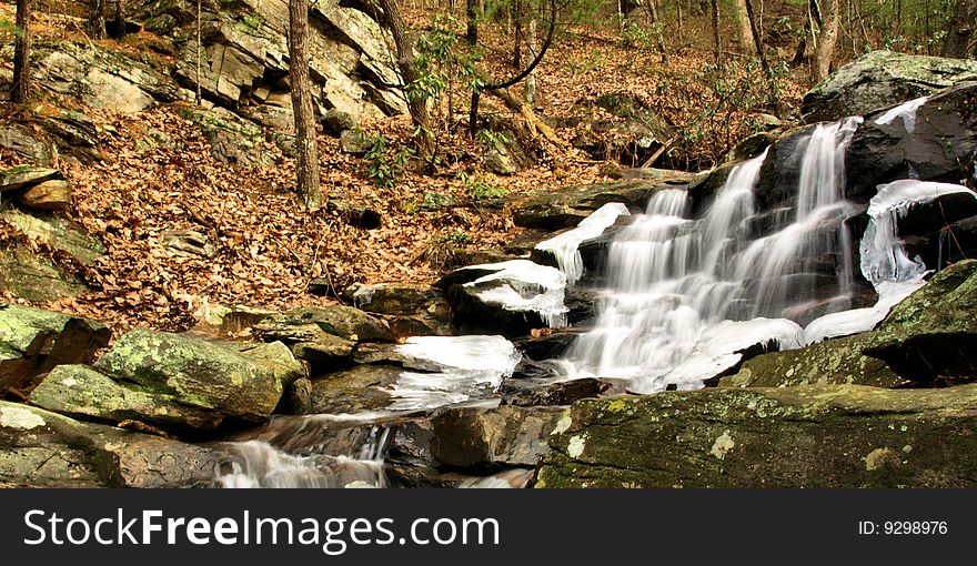 One of the beautiful creeks Ft. Mountain has alongside one of the many hiking trails. One of the beautiful creeks Ft. Mountain has alongside one of the many hiking trails.