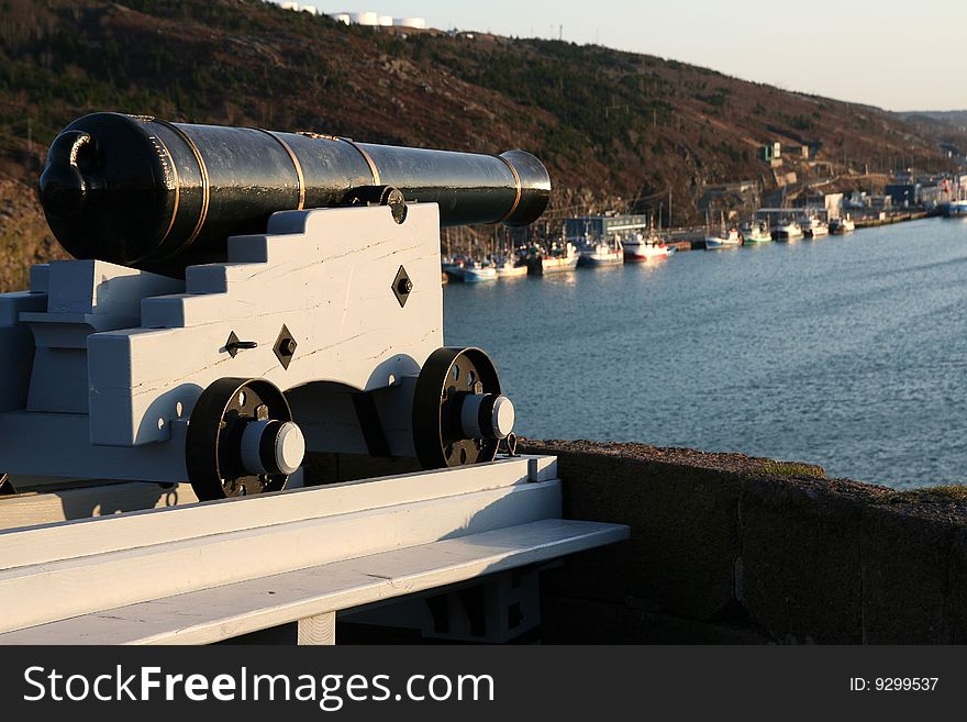 English Cannon overlooking St. John's Harbour