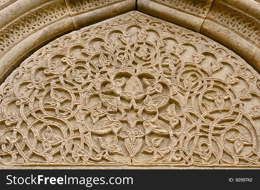 Medieval cross stone detail,armenia