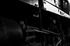 Steam Engine In Shed Royalty Free Stock Image