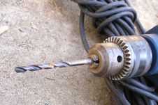 Drilling-machine Royalty Free Stock Photography Drilling-machine Royalty Free Stock Photography