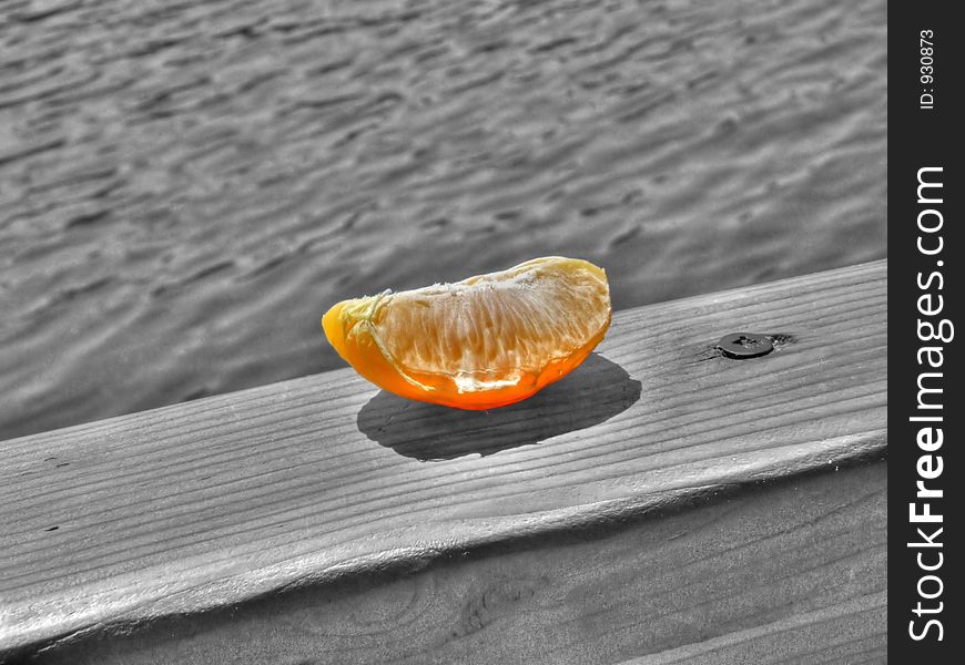 Orange with HDR effect