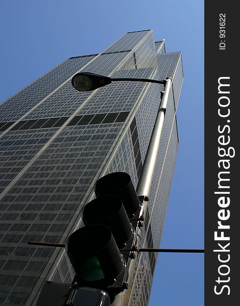 The Sears tower from below