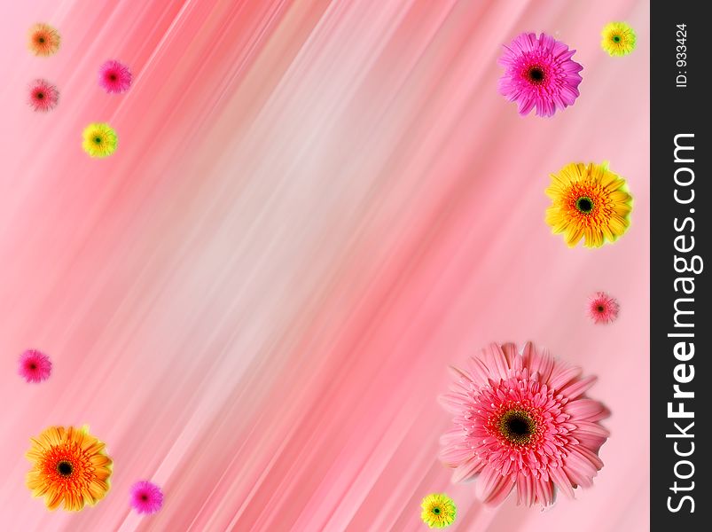 Background with flower. Background with flower
