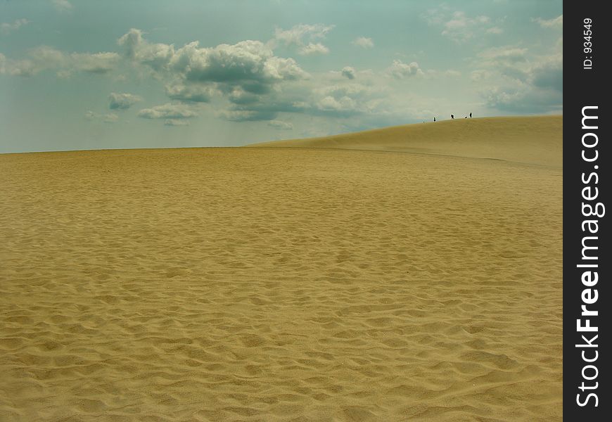 Near Kitty Hawk, these dunes are used for beginners traiining for hang-gliding. Near Kitty Hawk, these dunes are used for beginners traiining for hang-gliding.