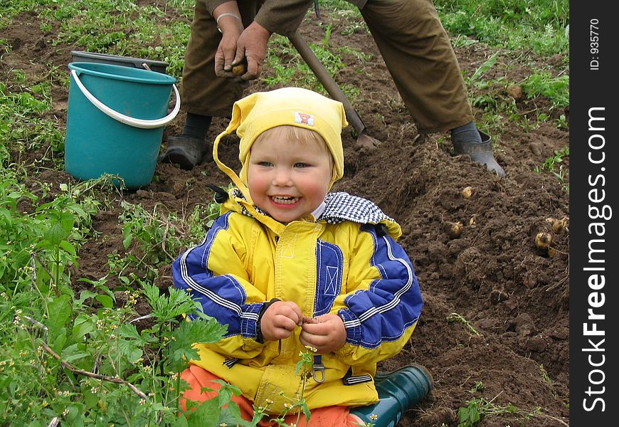 Season when potatoes are dug out. Season when potatoes are dug out