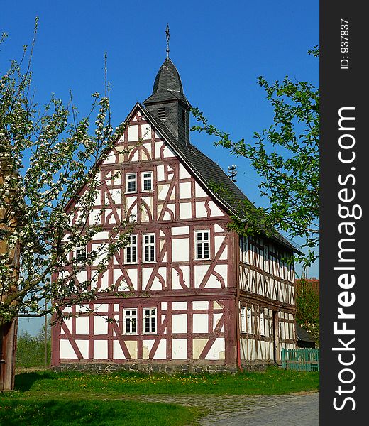 Ancient half-timbered house