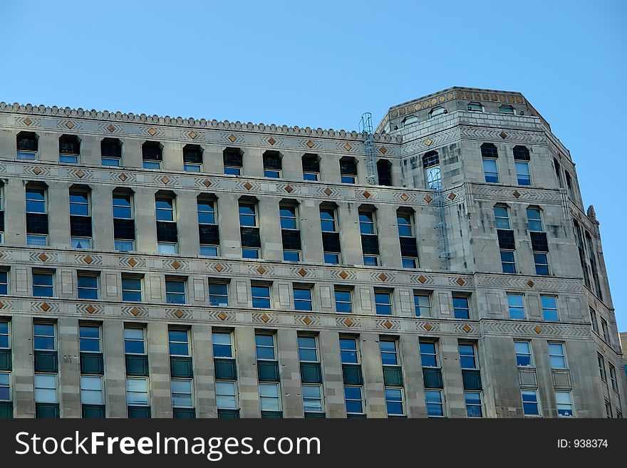 Modern building downtown