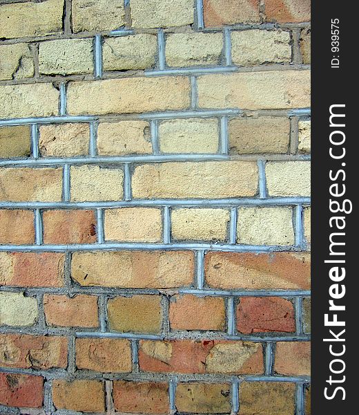 An old brick wall background