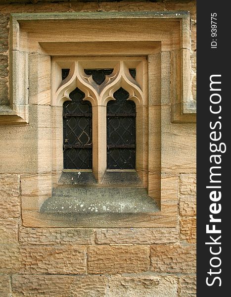 Beautiful church stone window is a pleasure to look at. Beautiful church stone window is a pleasure to look at.
