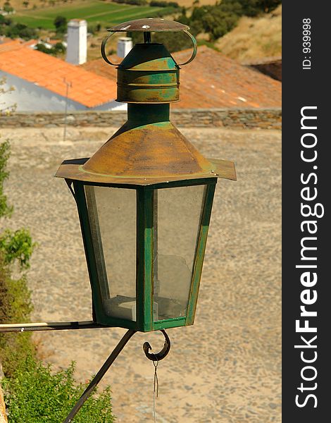 Old steet lamp details. Old steet lamp details