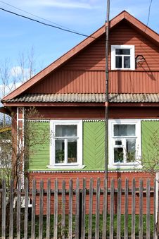Russian Wooden House Royalty Free Stock Image Russian Wooden House Royalty Free Stock Image