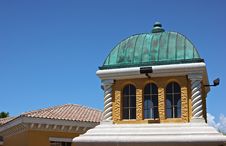 Beautiful Ornate Cupola Against A Clear Blue Sky Stock Photography Beautiful Ornate Cupola Against A Clear Blue Sky Stock Photography