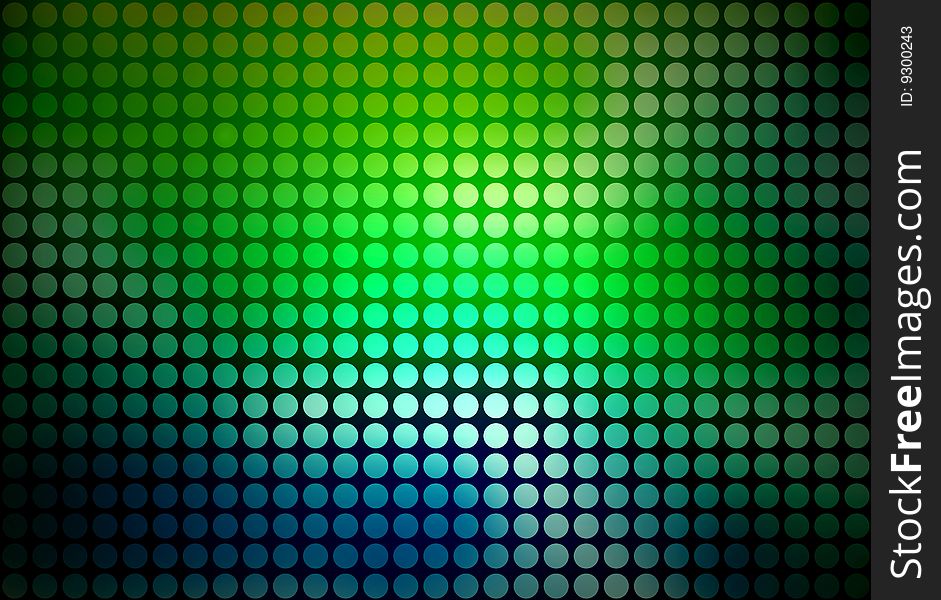 Abstract colored background from circles