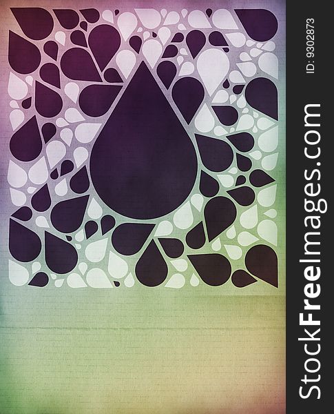 Abstract  Retro Poster