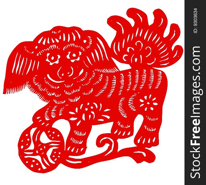 Chinese Zodiac of unicorn