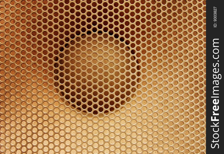 Lattice with round holes Ð°bstract background