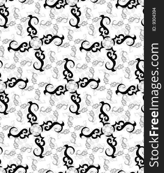 Seamless ornament pattern