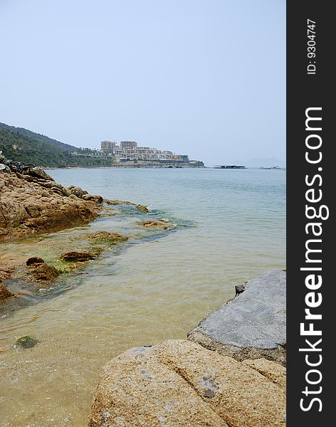 Sea and Ocean with blue sky